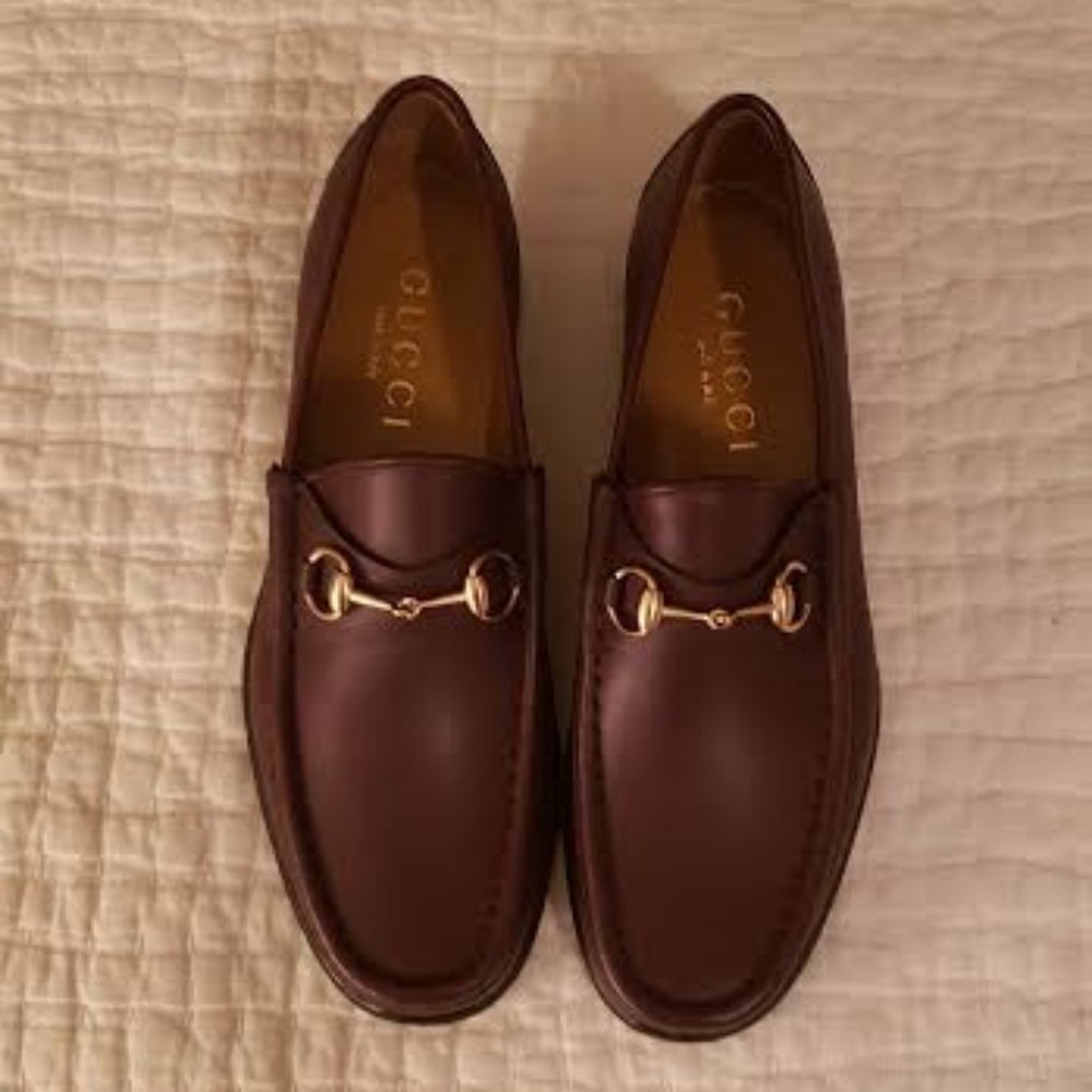 "GUCCI" MEN'S CLASSIC HORSEBIT LEATHER LOAFERS!